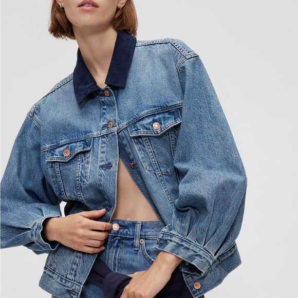 GAP x DÔEN Oversized Icon Denim Jacket - Picture 2 of 6